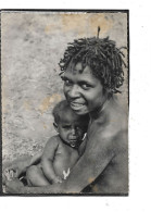 Océanie- PAPOUASIE-NOUVELLE-GUINEE- Portrait D'une JEUNE MAMAN Des Montagnes Et Son " BEBE " - Papouasie-Nouvelle-Guinée