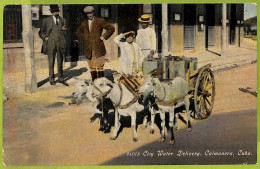 12744 - CUBA- Vintage Postcard - Caimanera, City Water Delivery - 1911 - Cuba