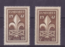 VARIETE DE COULEUR N° 787 (brun Foncé Et Brun Rouge ) NEUF** - Unused Stamps