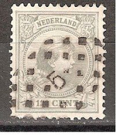 NVPH Nederland Netherlands Pays Bas Niederlande Holanda 38 Amsterdam Puntstempel 5 ; Wilhelmina 1891 - Used Stamps