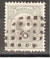 NVPH Nederland Netherlands Pays Bas Niederlande Holanda 38 Amsterdam Puntstempel 5 ; Wilhelmina 1891 - Gebruikt