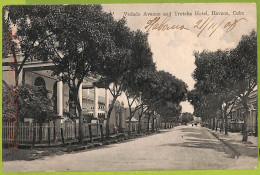 12741 - CUBA- Vintage Postcard - Vedado Avenue And Trotcha Hotel - Cuba