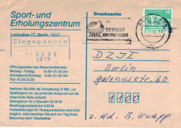 IPPNW Ärzte Der DDR Zur Verhütung Eines Nuklearkrieges Berlin 1989 - Sport-Erholungszentrum Absage Bowling-Bahn - Atomenergie