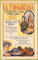 12731 - CUBA-  Vintage Postcard   -   Restaurant-Bar La Zapagozana - Cuba