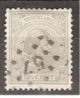 NVPH Nederland Netherlands Pays Bas Holanda 38 's Hertogenbosch Puntstempel 57 ; Wilhelmina 1891 - Gebruikt