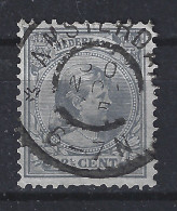 NVPH Nederland Netherlands Pays Bas Niederlande Holanda 38 CANCEL AMSTERDAM Grootrond ;  Wilhelmina 1891 - Used Stamps