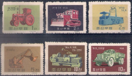 North Korea 1959, Yvert Nr 154-59, MNH - Korea (Nord-)