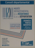 MUSEE RESISTANCE ET DEPORTATION - Seconde Guerre Mondiale - Carte Publicitaire - Museum