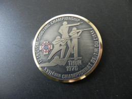 Shooting Medal - Medaille Schweiz Suisse Switzerland - Shooting Championship Thun 1976 - Andere & Zonder Classificatie