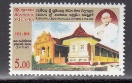 SRI LANKA, 2011,  The 100th Anniversary (2010) Of Radampola Sri Sumangala Central College,  1 V,   MNH,  (**) - Sri Lanka (Ceylan) (1948-...)