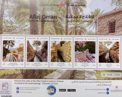 Oman 2019, Aflaj Of Oman In The World Heritage List, MNH S/S - Oman