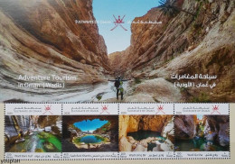 Oman 2020, Adventure Tourism In Oman - Wadis, MNH Unusual S/S - Oman