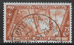 Italia Italy 1932 Regno Decennale Marcia Su Roma Aerea C75 Sa N.A43 US - Luftpost