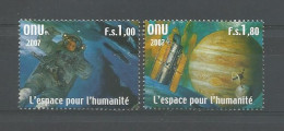 United Nations G. 2007 Space Y.T. 595/596  ** - Unused Stamps