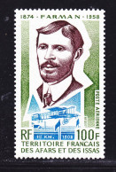 AFARS ET ISSAS AERIENS N°   97 ** MNH Neuf Sans Charnière, TB (D6551) Henri Farman - 1974 - Neufs