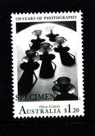 AUSTRALIA - 1992  $  1.20  PHOTOGRAPHY  SPECIMEN  OVERPRINTED  MINT NH - Errors, Freaks & Oddities (EFO)