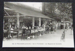 44 - LE POULIGUEN  (LOIRE-INFERIEURE)  - SUR LA PROMENADE LE MAGASIN DE SOUVENIR - Le Pouliguen