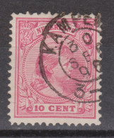 NVPH Nederland Netherlands Pays Bas Niederlande Holanda 37 CANCEL KAMPEN Kleinrond ; Wilhelmina 1891 - Gebraucht