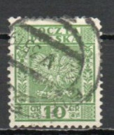 Poland, 1932, State Coat Of Arms, 10g, USED - Used Stamps