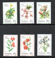 ZIMBABWE - FLEURS - FLOWERS - Série Complète - 1989 - - Zimbabwe (1980-...)