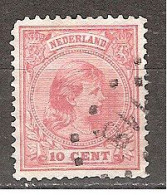 NVPH Nederland Netherlands Pays Bas Niederlande Holanda 37 CANCEL VENLO Puntstempel 113 ; Wilhelmina 1891 - Usados