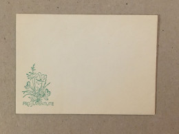 Schweiz  Svizzera Suisse - Pro Juventute Unused Letter Cover  - Flowers Fleurs Blumen - Cartas & Documentos