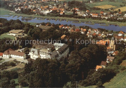 72496877 Herstelle Weser Kloster Abtei Vom Hl Kreuz Fliegeraufnahme Herstelle - Beverungen