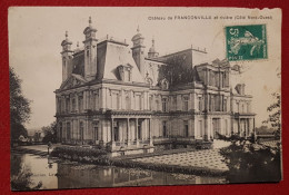 CPA Abîmée  - Château De Franconville Et Rivière -( Côté Nord Ouest ) - Franconville