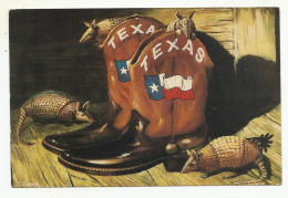 United States, Texas, Cowboy Boots With Armadillos, 1987. - Mode