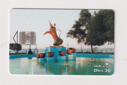 UNITED ARAB EMIRATES - Coffee Pot Statue Chip Phonecard - Emirati Arabi Uniti