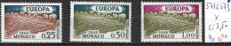 MONACO 571 à 73 * Côte 3.50 € - 1962