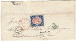 ESPAGNE VIEILLE LETTRE DE 1865 - Lettres & Documents