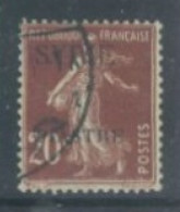 SYRIA - 1924, STAMP OF FRANCE SURCHARGE, SG # 122, USED. - Syrie