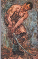 A24156 - OCTAV BANCILA, PACE, PAINTING, SWORD, ROMANIA  "PACE "  PEACE Postcard Unused - Fairy Tales, Popular Stories & Legends