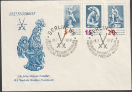 DDR 1960, FDC Unused, Ceramics - 1950-1970