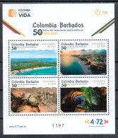 Colombia 2023 ** 50 Years Of Diplomatic Relations With The Republic Of Barbados 1972-2022 - Colombia
