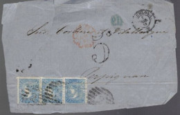 ESPAGNE  DEVANT DE VIEILLE LETTRE DE 1866 - Lettres & Documents