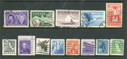 Canada USED 1950's Small Lot - Gebruikt