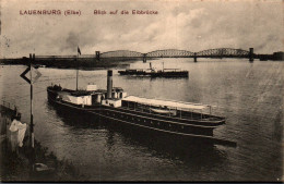 N°1382 V -cpa Lauenburg -blick Auf Die Elbbrücke- - Lauenburg