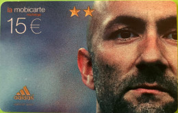 MBC 231  -  ADIDAS/BARTHEZ  -  15 E. - Cellphone Cards (refills)