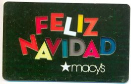 Macy's, U.S.A., Carte Cadeau Pour Collection, Sans Valeur # Macys-113 - Gift And Loyalty Cards