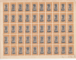 Congo Belge Ocb Nr: 56 ** MNH (zie Scan) III1 + A8, - Full Sheets