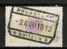 Chemins De Fer TR 39, Obliteration Centrale,BRUXELLES R. BOITEUX 3 - Usati