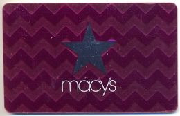 Macy's, U.S.A., Carte Cadeau Pour Collection, Sans Valeur # Macys-120 - Gift And Loyalty Cards