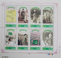 Pakistan 2006, Centenary Celebrations Muslim League 1906-2006, MNH S/S - Pakistan