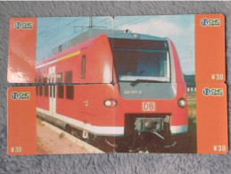 CHINA - TRAIN-002 - PUZZLE SET OF 4 CARDS - Chine