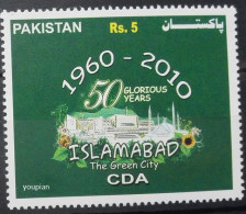 Pakistan 2010, Islamabad - The Green City, MNH Single Stamp - Pakistan