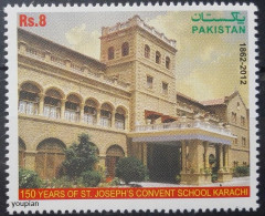 Pakistan 2012, 150 Years Of St. Josephs Convent School Karachi, MNH Single Stamp - Pakistan