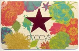 Macy's, U.S.A., Carte Cadeau Pour Collection, Sans Valeur # Macys-123 - Cartes De Fidélité Et Cadeau