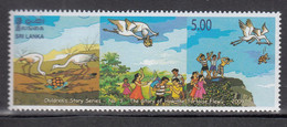 SRI LANKA, 2010, Children's Stories - How The Tortoise Flew,  1 V,   MNH,  (**) - Sri Lanka (Ceylan) (1948-...)